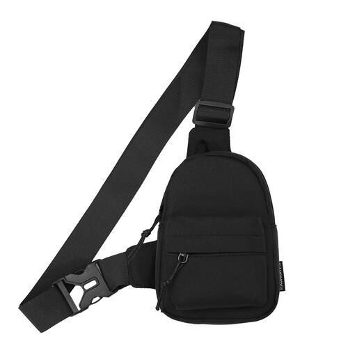 Workwear functional dark arcade bag, inspired by Instagram, Japanese style, unisex crossbody bag, couple bag, Harajuku, nylon, minimalist, Rayying, trendy, small shoulder bag