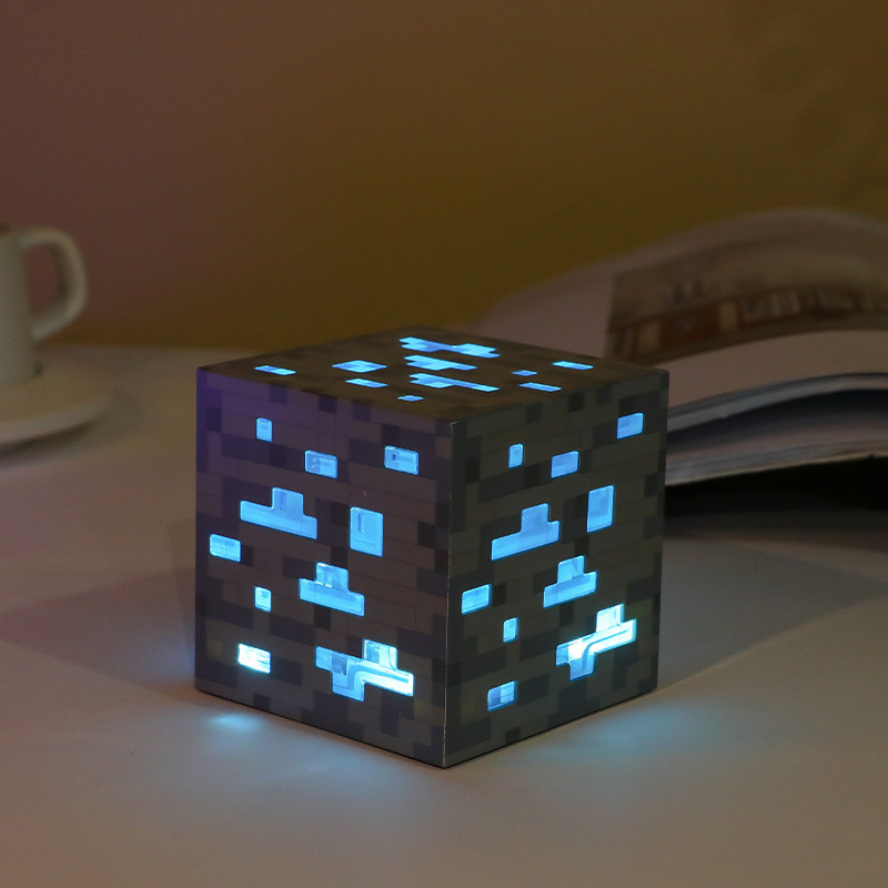Minecraft フェアリーライトゲーム周辺機器 MC トーチライトおもちゃモデル雰囲気装飾ライト誕生日ギフト|undefined