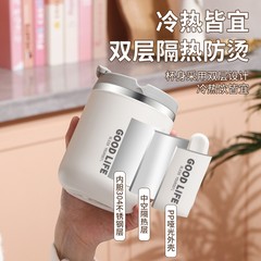 Wholesale New Double-Layer Insulated Thermal Cup Office Adult Gift Water Cup 304 Stainless Steel Mug