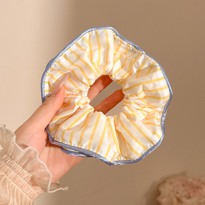 清新花边小肠圈扎头发女发圈新款波点头绳头饰皮套发饰马尾丸子头|undefined