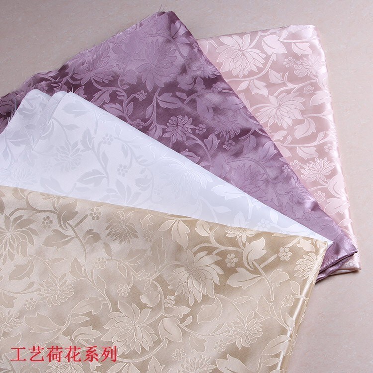 Chinese Style Jacquard Cloth 100D*150D Composite Woven Tie-Dye Dyeing Multi-Purpose Polyester Jacquard Fabric