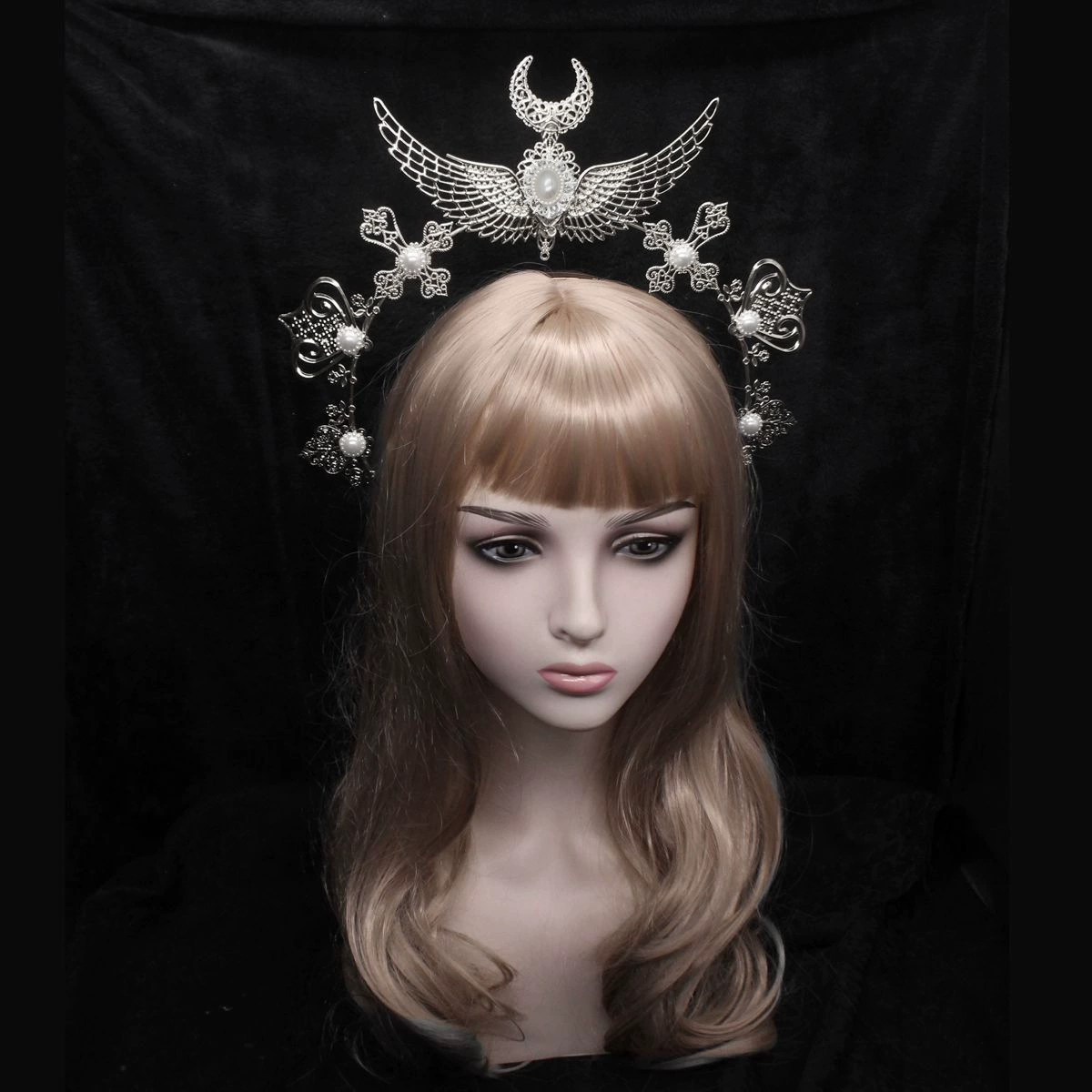 Accessory handmade solar-powered, materials set, crown, Lolita style, DIY