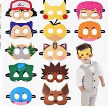 万圣节儿童专用毛毡面具批发创意化装舞会卡通眼罩创意手作
