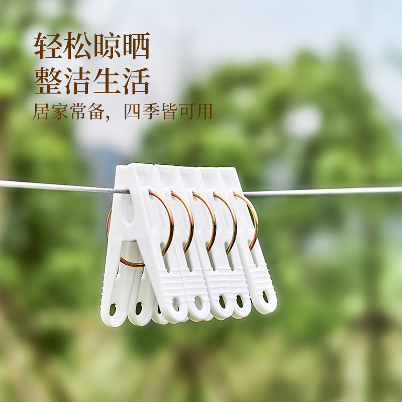 Plastic Windproof Clothespins Multifunctional Portable Fixed Socks Clothing Pants Clips Colorful Traceless Small Clips