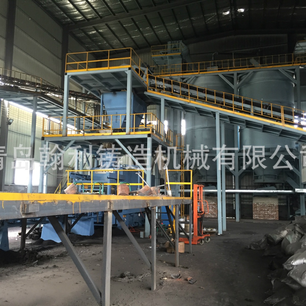 青岛制做造型机60t粘土砂处理生产线 砂处理设备节约成本提 率