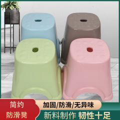 小さい腰掛けの卸売りのプラスチックの成人の子供の厚いプラスチックの腰掛けはlogoの浴室の腰掛けの家庭用の靴の腰掛けを印刷することができます。