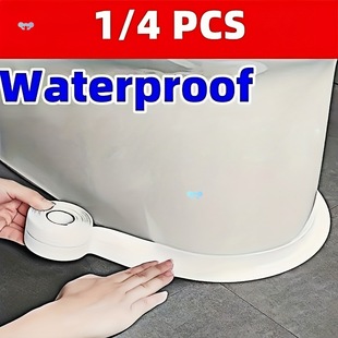 1/4 Rolls Waterproof Toilet Caulk 1/4 Rolls Waterproof Self-Adhesive Caulk