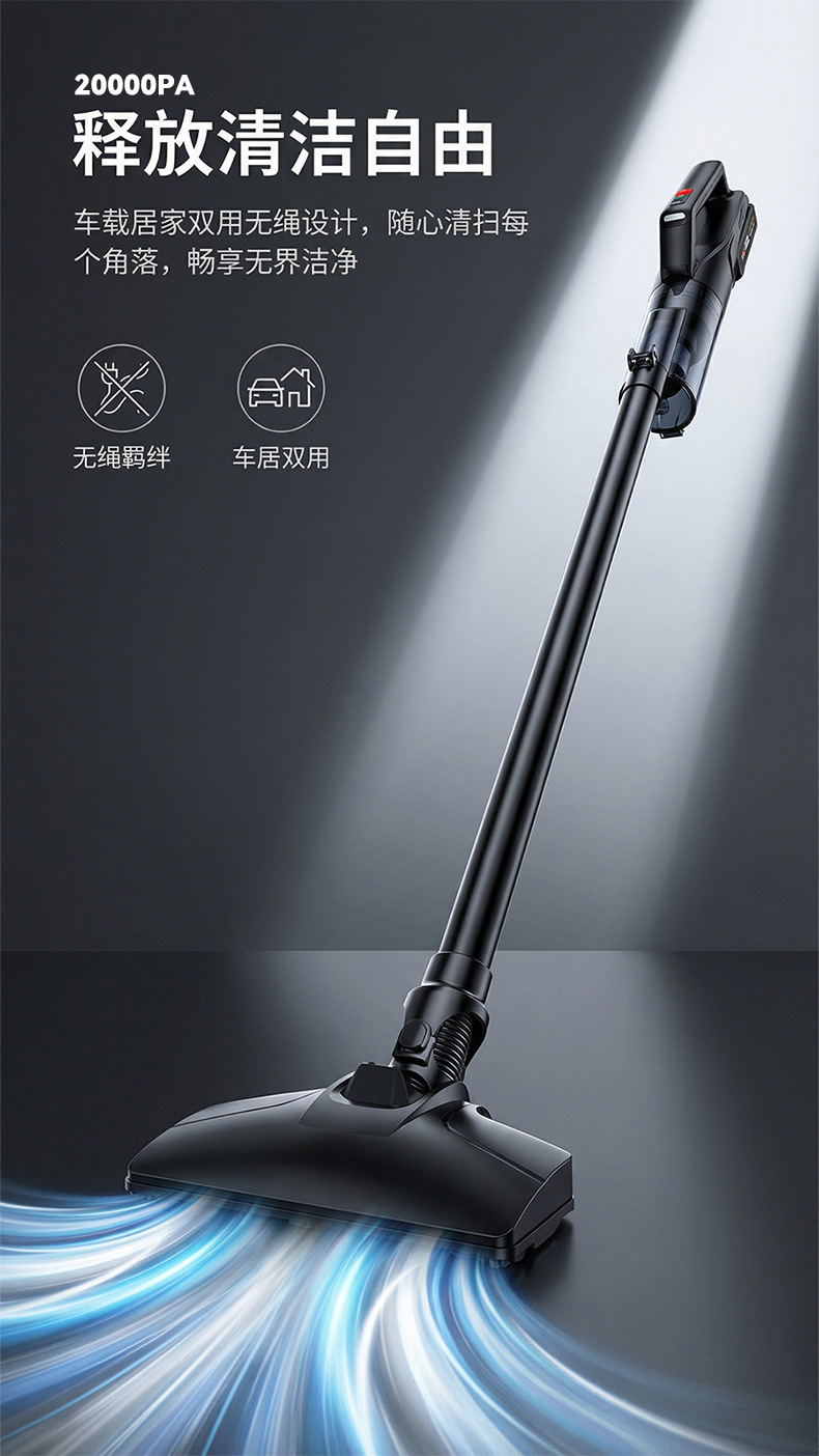Wireless Car Vacuum Cleaner Amazon Car and Home Use Cordless Portable High Suction High Power Handheld Vacuum Cleaner