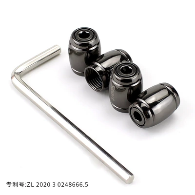 Other Automotive Exterior Supplies core cap universal anti-theft - titanium-black-a-set-of-4