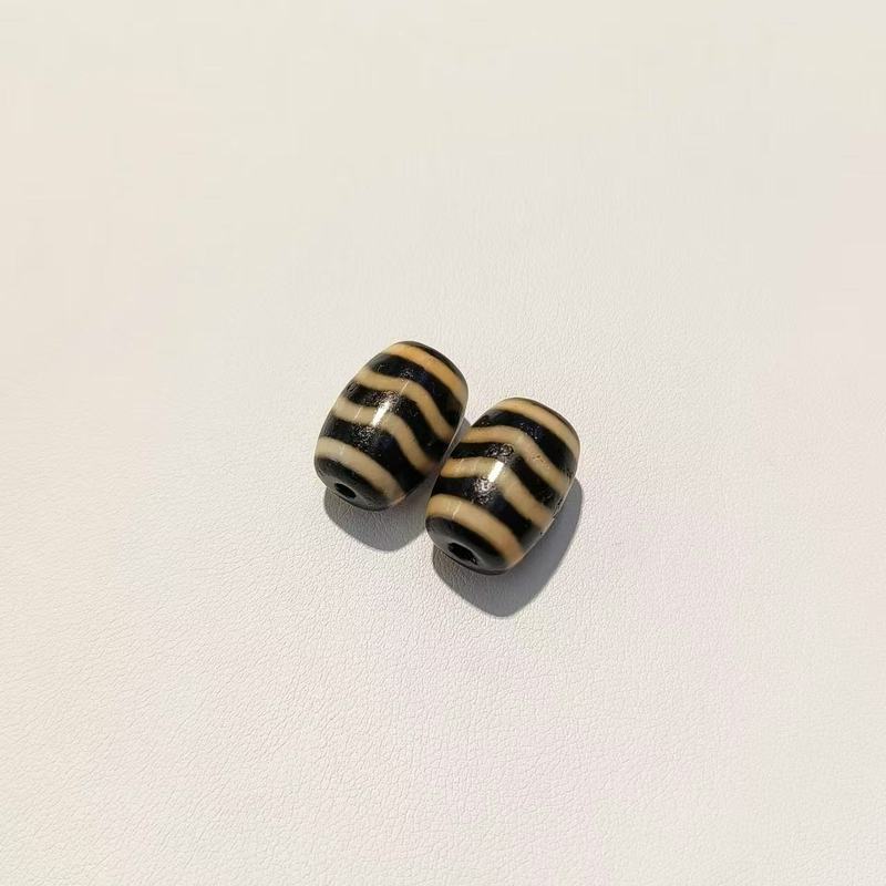 メーカー卸売 11 × 13 × 18 ミリメートル天珠ビーズブレスレットネックレス多用途手作りフラット歯黄色パッティングオイル|undefined