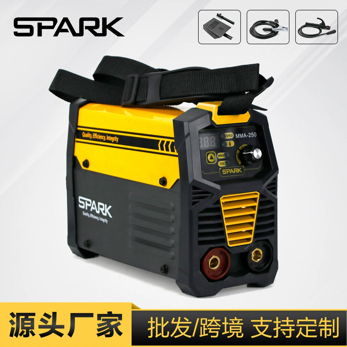 SPARK Внешняя торговля Трансграничный завод сварочный аппарат инвертор постоянного тока сварочный аппарат бытовой портативный электросварочный аппарат 220V