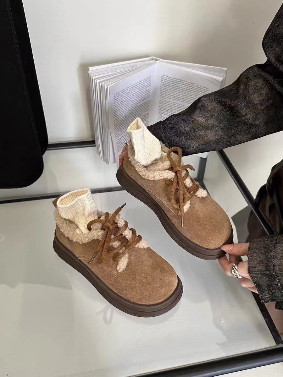Stivali classici da uomo con lacci in Australia, stivali da neve firmati, scarpe alla caviglia, stivaletti in lana, pelle, pelliccia calda, soffici, muli, scarpe invernali da uomo_voghion.com