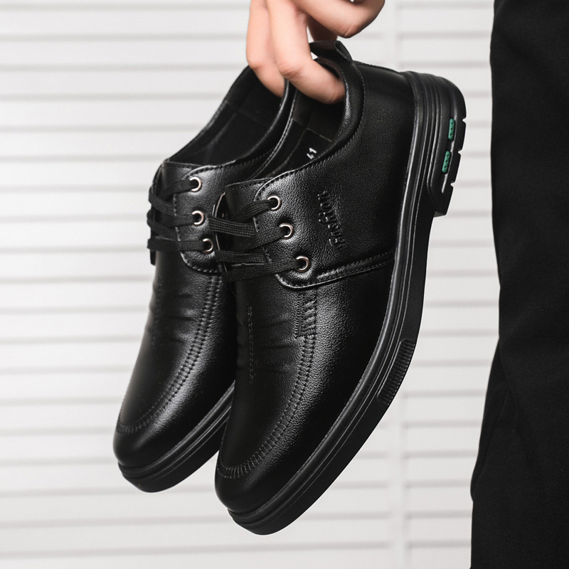 국경 간 대외 무역 도매 레이스 업 가죽 신발 비즈니스 캐주얼 캐주얼 차가운 끈적 끈적한 신발 남성 신발 아빠 신발 헤어 세대