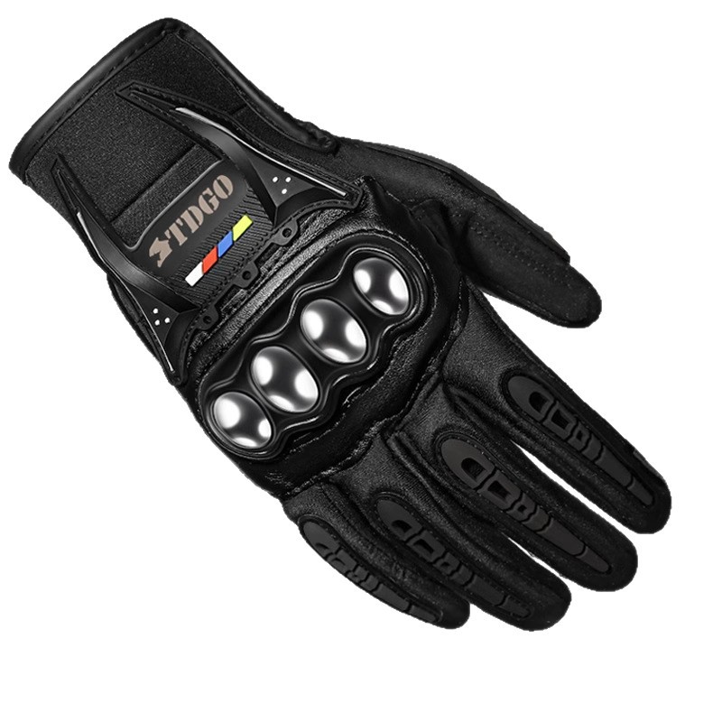 Otoño y invierno guantes de motocicleta para motociclistas para hombres guantes de pantalla táctil a prueba de viento para motociclistas calientes a prueba de frío impermeables