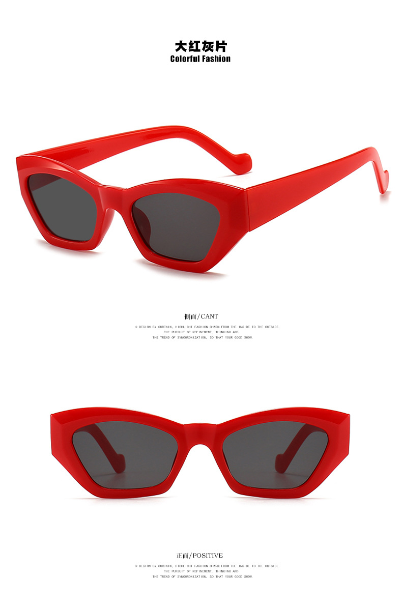 Irregular Retro Sunglasses display picture 8