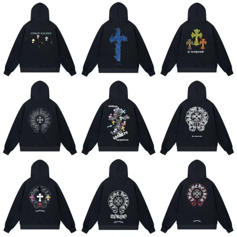 Supplying Cross-Border 25Ss Trendy Brand New Ch Croton Authentic High-Quality Autumn and Winter Pure Cotton Pullover Sweatshirt for Dropshipping Supplying Cross-Border 25Ss Trendy Brand New Ch Croton Authentic High-Quality Autumn and Winter Pure Cotton Pullover Sweatshirt for Dropshipping