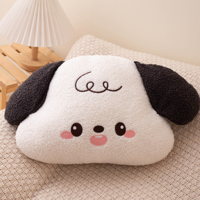 Cojín de aire acondicionado creativo encantador para perros y ovejas, muñecas de regalo para niñas, sofá, cojín de dormitorio