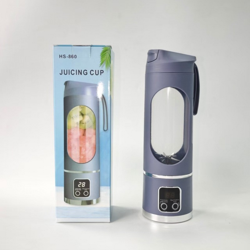 12 cuchillos transfronterizos taza de jugo portátil multifuncional taza de acompañamiento de usuario doméstico taza de máquina de jugo exterior mezclador automático