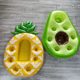 Cross-border PVC inflatable floating water beverage large ice plate cooler swimming pool party fruit ice bar coaster