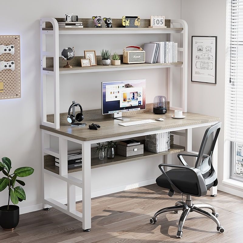 별빛 화이트 선반 + 마니 그레이 [책장형] - 가성비 최고