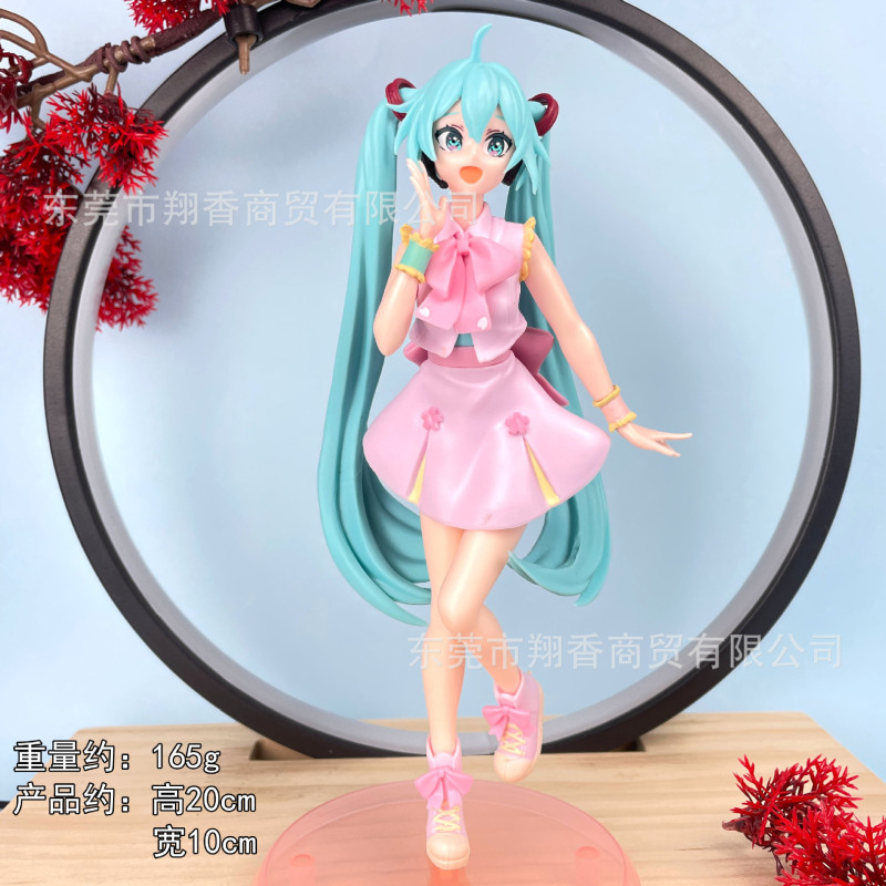 包邮灰姑娘初音手办睡美人长发洛天依公主水手服摆件批发代发|undefined