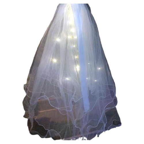 Headscarf with Lantern-Light, Double-Stranded Tassel, Pearl Crown, Double Ribbon, Butterfly Bow Headscarf Headwear Accessory Batch