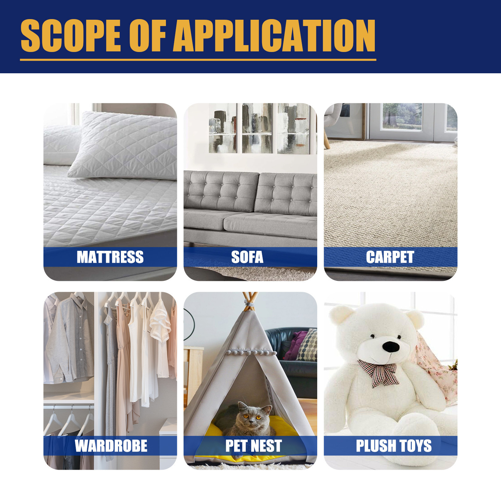 Moon Sur Acaros Net Spray Home Dormitory Sofá Quilted Cloth Anti-Acaros Spray Anti-Pojos