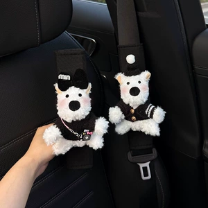 Avtomobil təhlükəsizlik kəməri çiyin yastıqları, dəbli qoruyucu örtüklər, West Highland Dolls