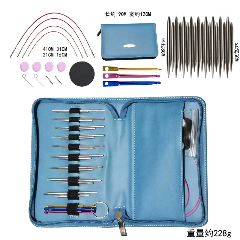 Горячая распродажа шерстяной иглы для разборки алюминиевого кольца Игольный костюм из нержавеющей стали с длинным и коротким рукавом игла сменная веревка удлиненная кольцевая игла