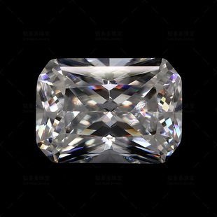 Source Manufacturer Loose Stone Ef Color Vvs Clarity Special-Shaped Radiant Moissanite Synthetic Diamond High Clarity Flawless