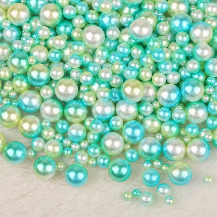 DIY Jewelry Accessories Classification 1 Set ABS Gradient Color DIY Jewelry Accessories Beads