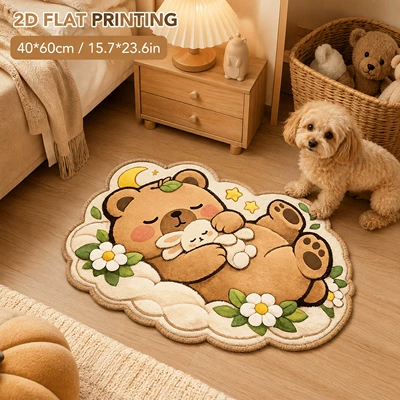 Floor Mat, Adorable Animal Bedroom – Avtomobil döşəmə paspasları - 721gygka-8-4060cmnew-diatom-mud