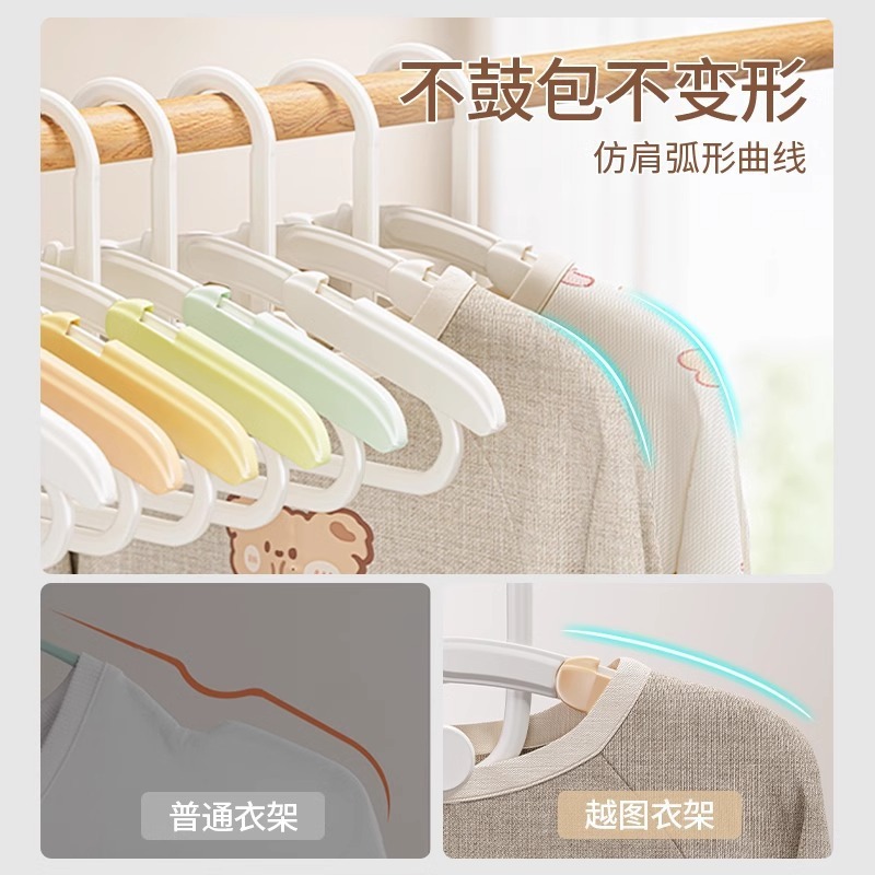 儿童衣架宝宝婴儿专用可伸缩中童大童新生儿新款小孩晾衣服撑|undefined