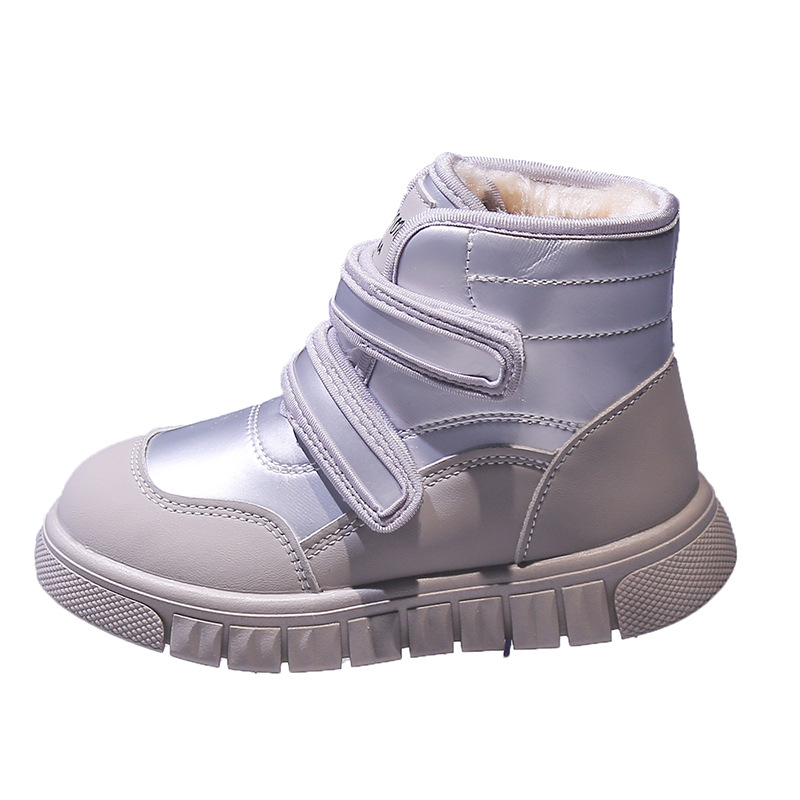 Botas de nieve de niñas 2025 invierno nuevo niño con zapatos de algodón grueso botas de algodón para niños grandes botas de algodón para niños image 6