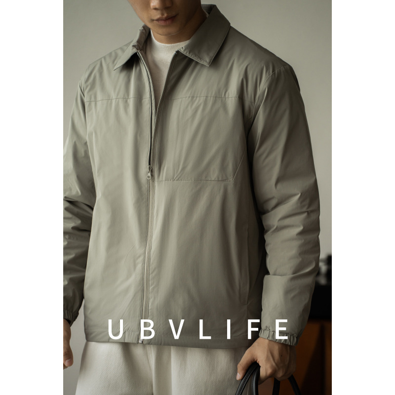 Lightweight Sports 90 White Duck down Shirt Collar down Jacket Men's 2026 Spring Warm Short Coat