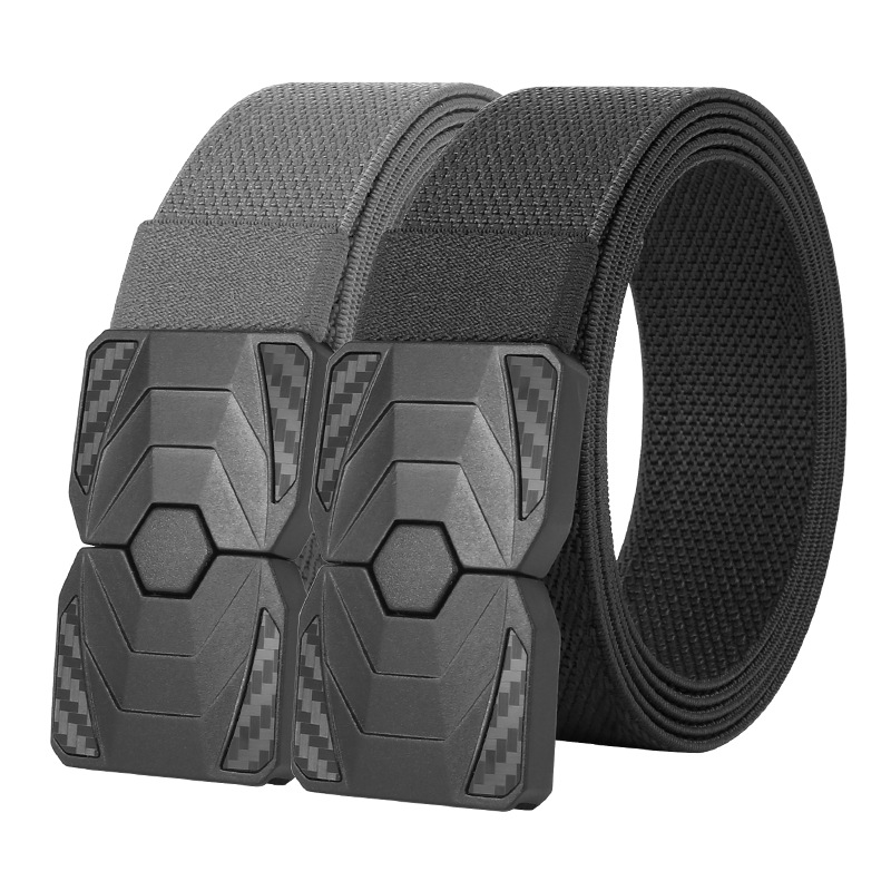 【新たなアップグレード】高弾力ゴム編みベルトは、男性と女性の同じ戦術ベルトを裁断することができます。