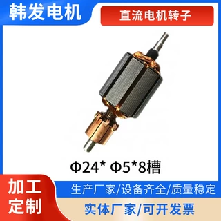 直流电机转子厂家定制  有刷直流电机转子  24V家用直流电机电器