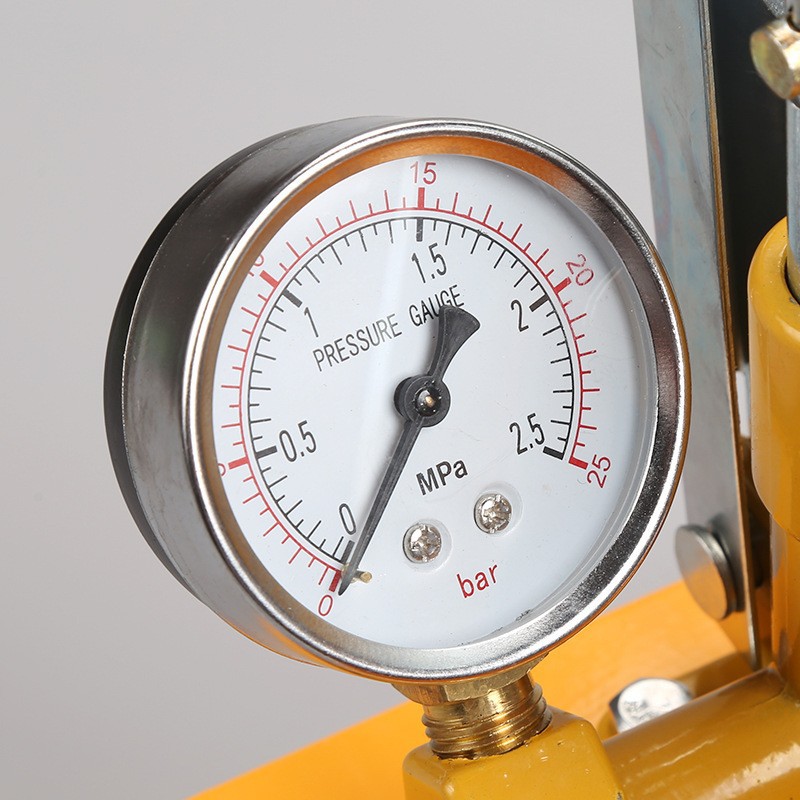 Máquina manual de prueba de presión de agua Liqin 25kg/40kg bomba de medición de presión