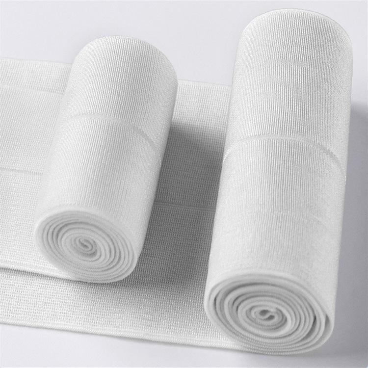 深灰色浅灰色有光对折松紧带白色黑深杏色橡筋带墨绿色包边带