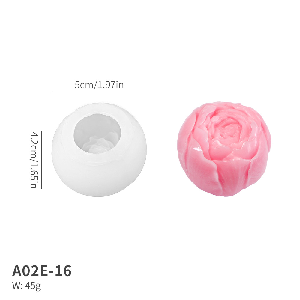 캔들몰드_A02E-16 장미봉오리