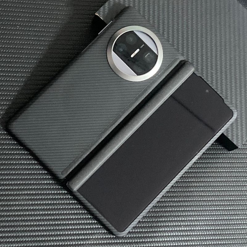 新商品のケブラーはファーウェイmate x 5超薄中軸保護カバーのアラミド繊維の磁気吸収保護カバーを適用します。|undefined