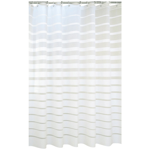 Cross-border hot selling peva shower curtain waterproof bathroom curtain uneven striped shower curtain modern simple shower partition curtain customization