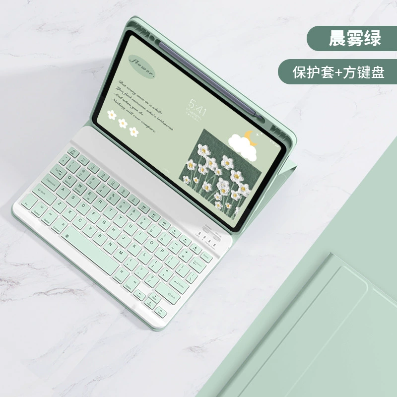 Чехол с Bluetooth-клавиатурой (Xiaomi, Redmi) — совместим 11,2–12,4", съемная клавиатура и мышь