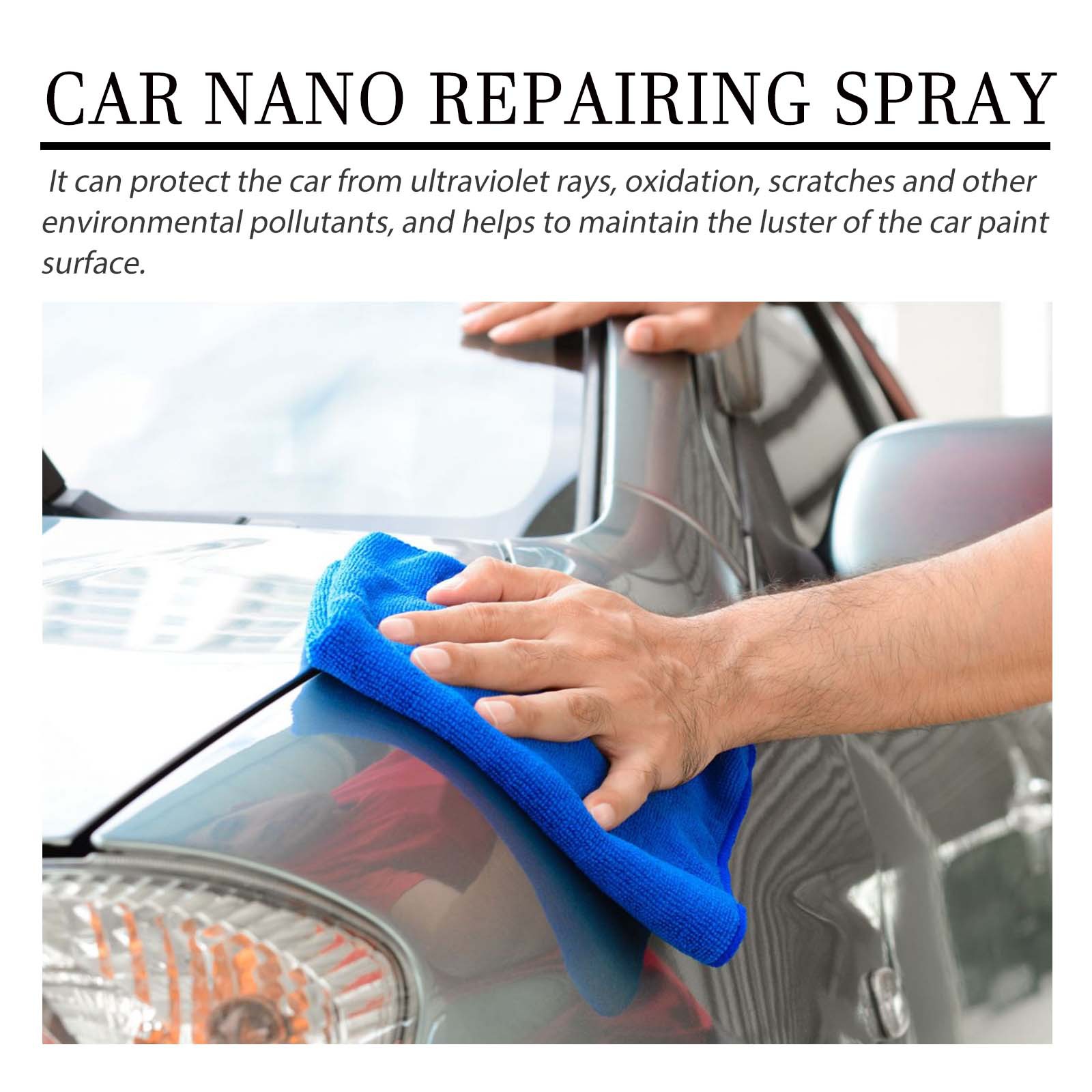 Spray di rivestimento per auto Rivestimento super idrofobico Riparazione graffi vernice auto Macchie d'acqua Antipolvere Lucidatura_voghion.com