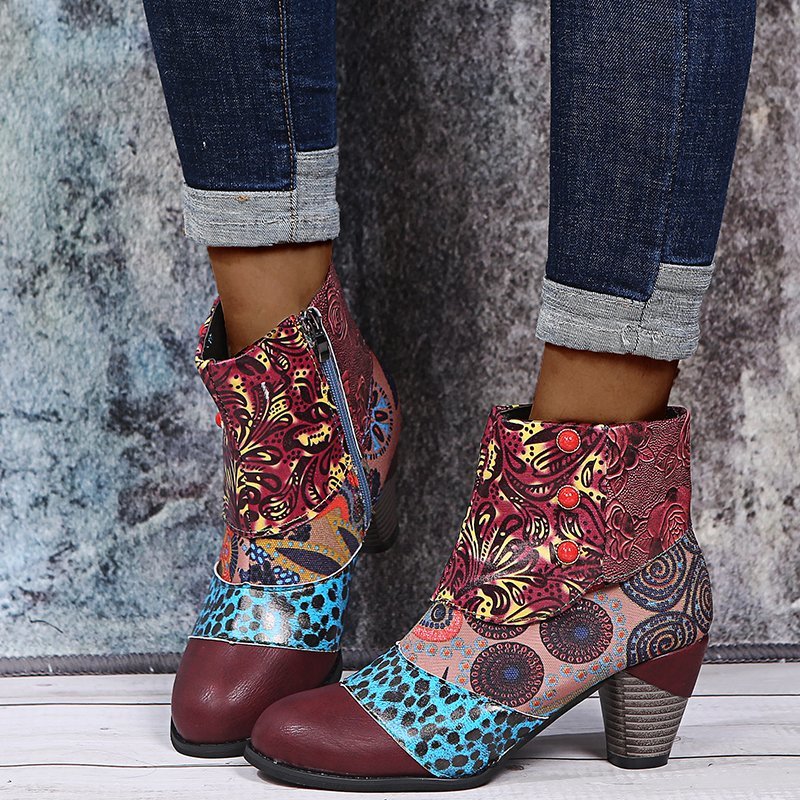 Men Rain Boots Faux Fur Suede Casual Elegant Low Heel Round Toe Square Toe Slip-On Zipper Office Boots Footgear_voghion.com