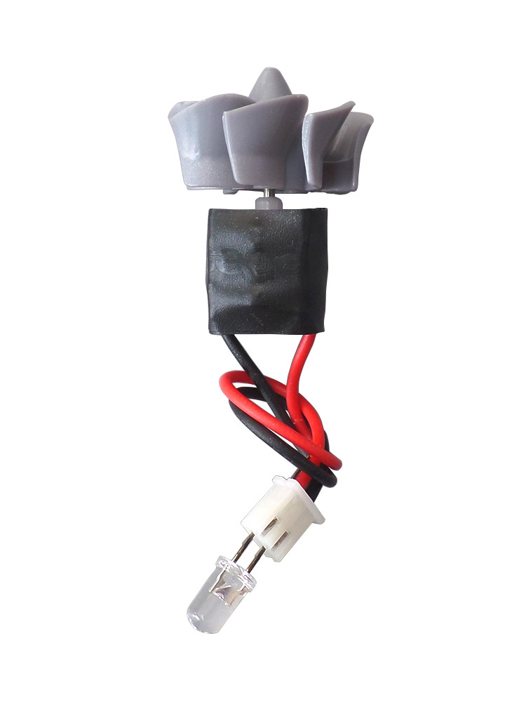 交流微型风力发电机diy科教教学实验LED演示模型迷你小型风能动力