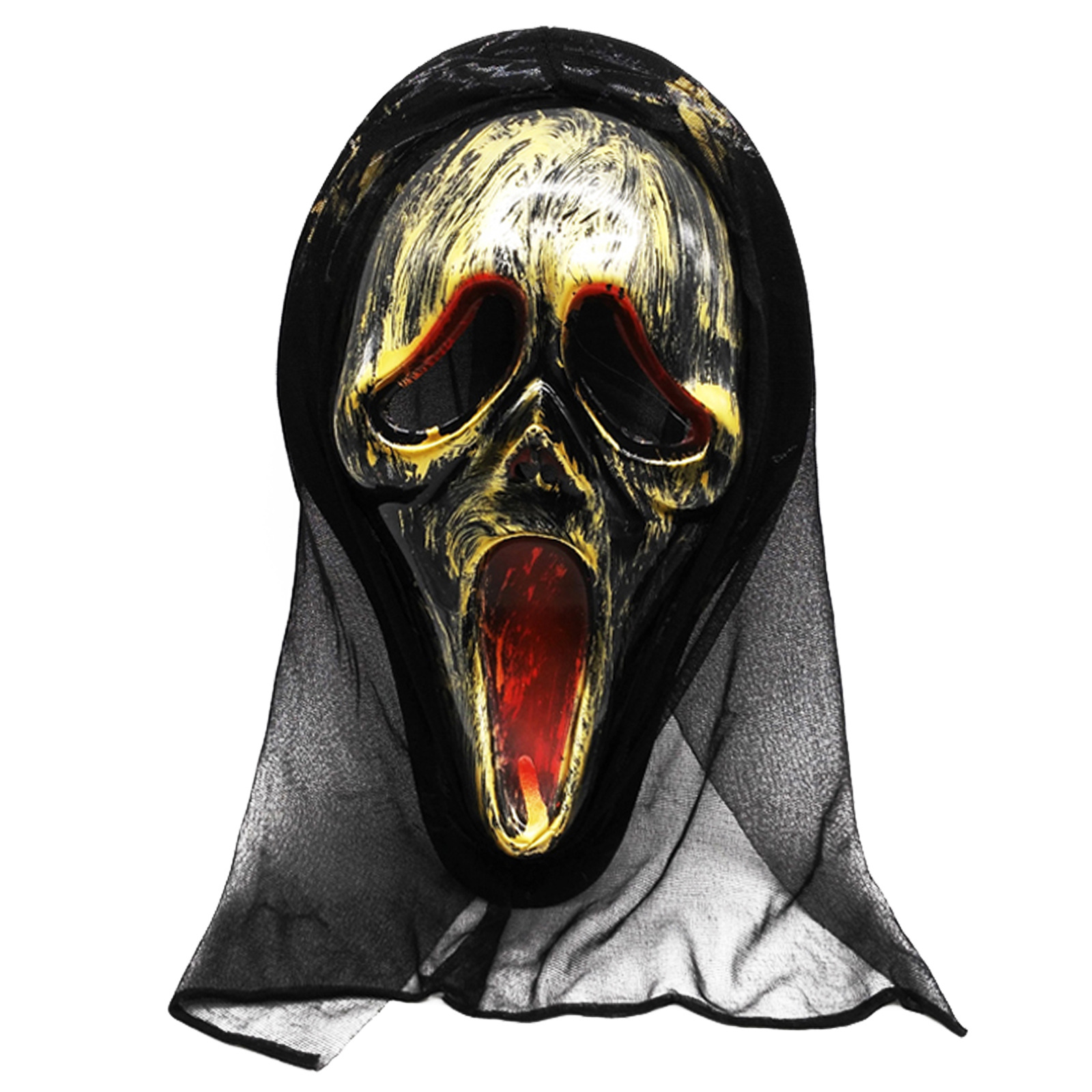 Máscaras de terror de Halloween Scream Scream 6 máscaras de la muerte COS Disfraces para niños Halloween COS Propositivos fantasmas image 2