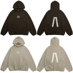 2025秋冬新款 FOG 联名系列印花套头加绒连帽卫衣男女同款一件批