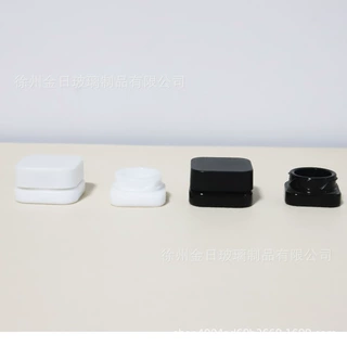 5ml9ml眼霜瓶大麻瓶精白料瓶身原色料玻璃 黑色料白色料紫罗兰料