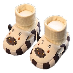 Baby spring and autumn shoes soft bottom toddler newborn shoes socks baby boy shoes 2-3-6 months baby shoes